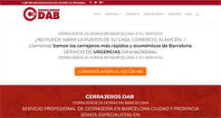 Desktop Screenshot of cerrajerosdab.com